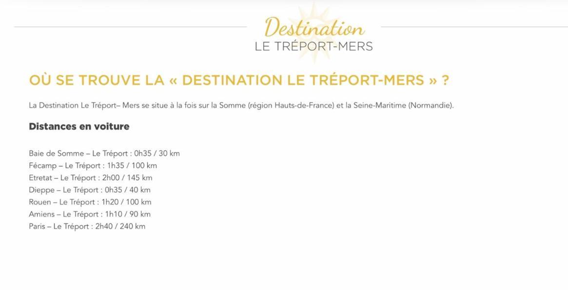 הוילה Le Tréport A Nous Quatre מראה חיצוני תמונה